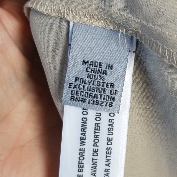 NEW! RUFF HEWN GREY Plus Size Boho Style Blouse Top 1X. - Picture 8 of 8